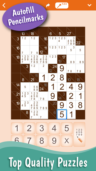 Kakuro: Number Crossword screenshot 4