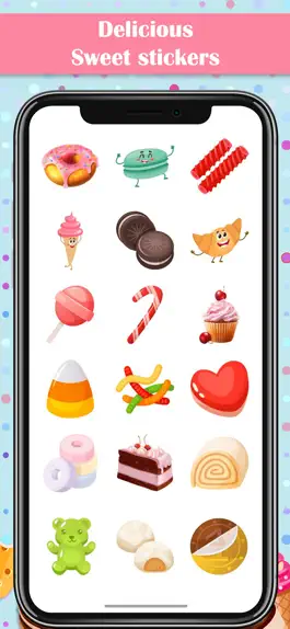 Game screenshot Delicious Sweet Stickers apk