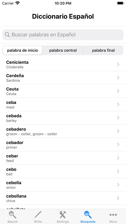 Spanish Dictionary English