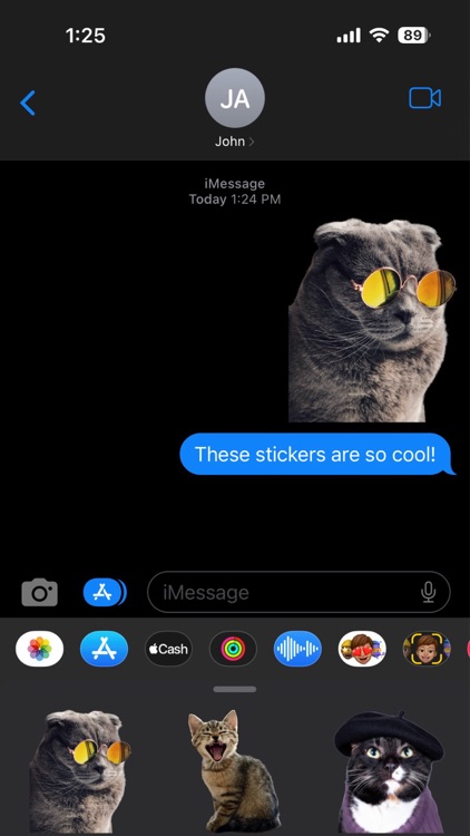 Cat Sticker Pack for Messages