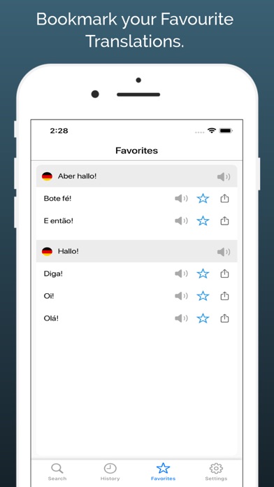 German-Portuguese Dictionary + screenshot 3