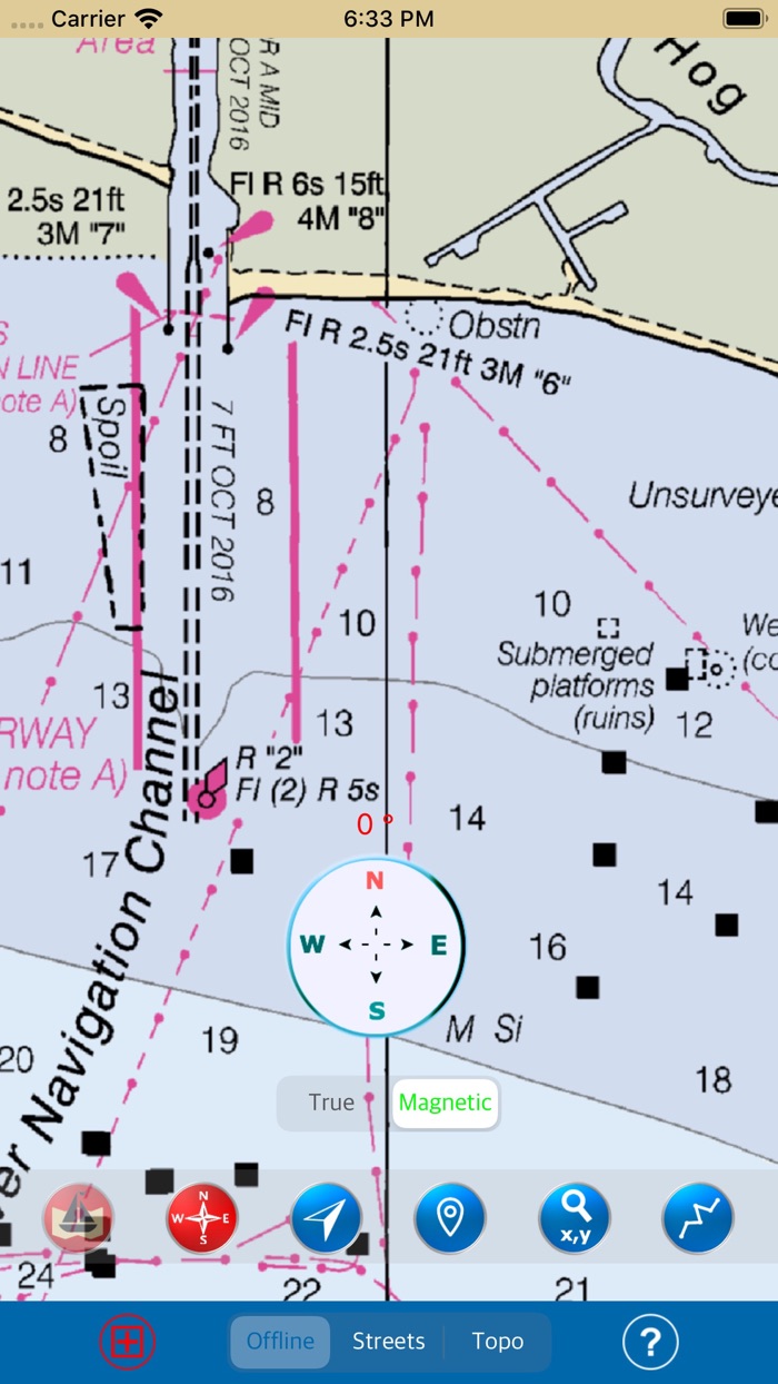 Louisiana - Marine Charts boat