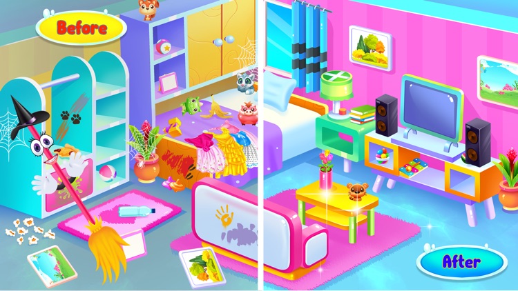 Princess Doll House Cleanup