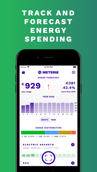 How to cancel & delete Meterie - Energy Spending from iphone & ipad 1