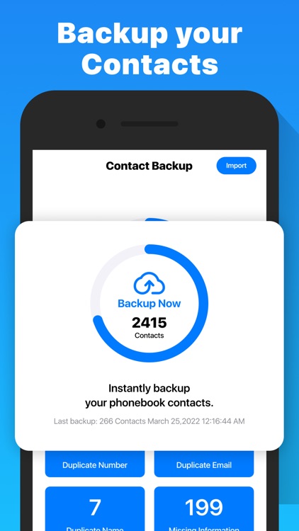 Tera Backup - Contacts Sync