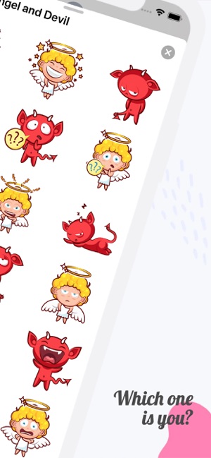 Angel and Devil Stickers(圖3)-速報App