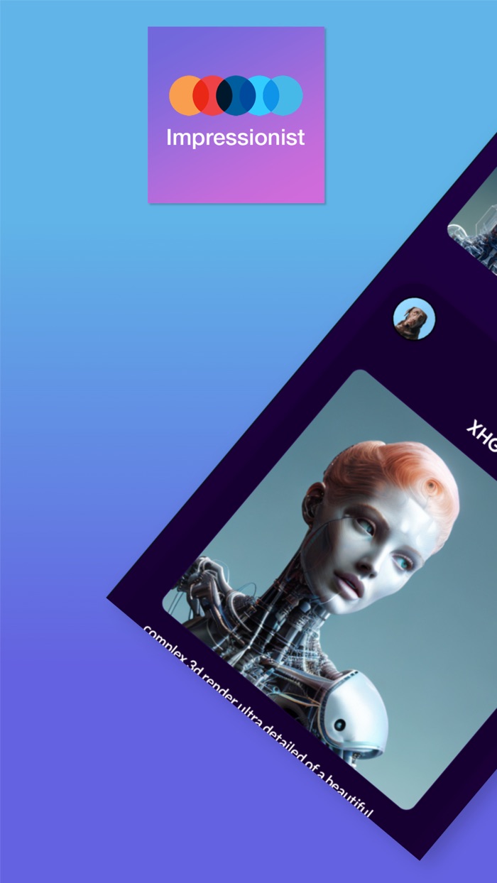 Impressionist AI Art  Design