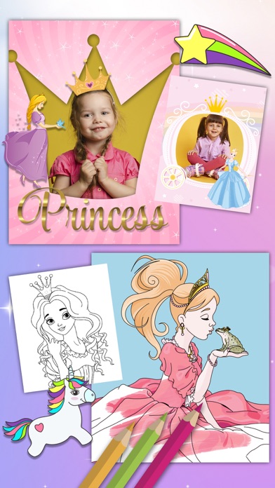 How to cancel & delete Fairy Princess Coloring Frames from iphone & ipad 1