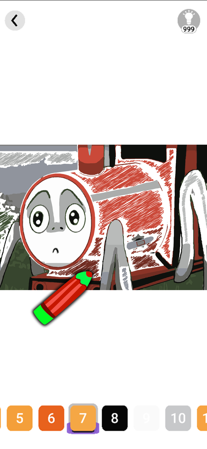 Choo-Cho Train Coloring Book