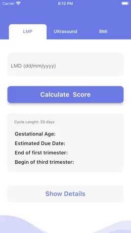 Game screenshot Gestation Calculator - POG Cal hack