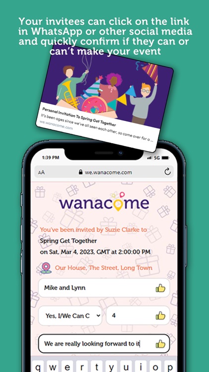 Wanacome - Invite Your Friends screenshot-4