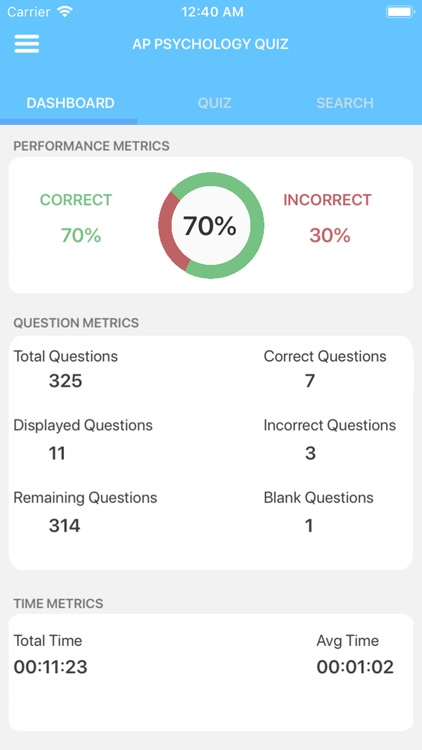 AP Psychology Quizzes