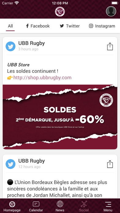 UBB Rugby screenshot 3