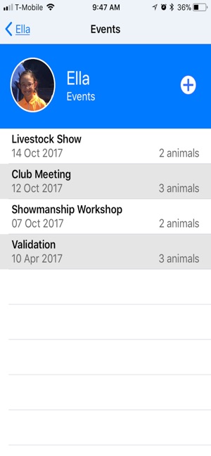4-H Livestock Record截图