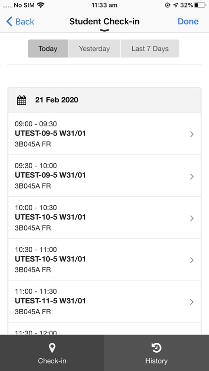 UWE Bristol MyAttendance screenshot-5