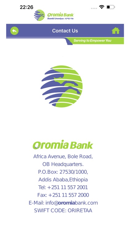 OROMIA BANK MOBILE BANKING