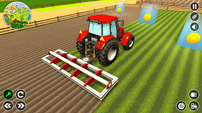 Tractor Driving Farming Game