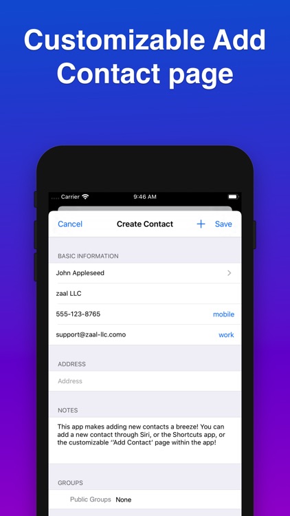 Quickness: Add Contacts screenshot-4