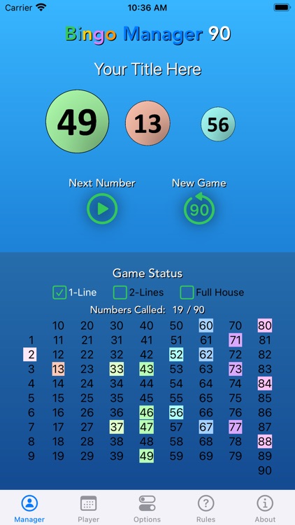 Bingo Manager 90