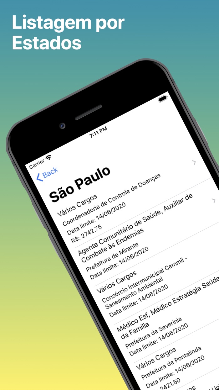 Editais - App Concurso Publico