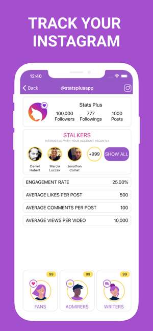 Stats Plus for Instagram(圖1)-速報App