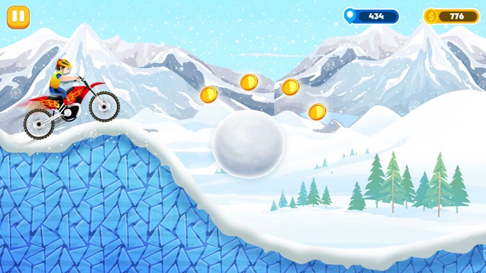 摩托车 爬坡道 竞速 游戏