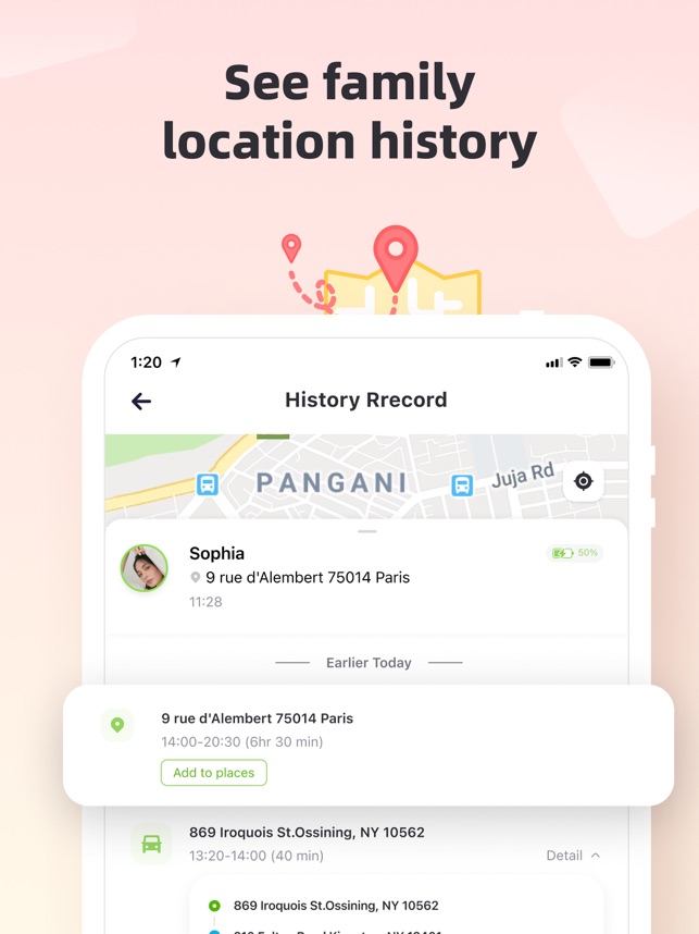 Geonection - Location Tracker On The App Store