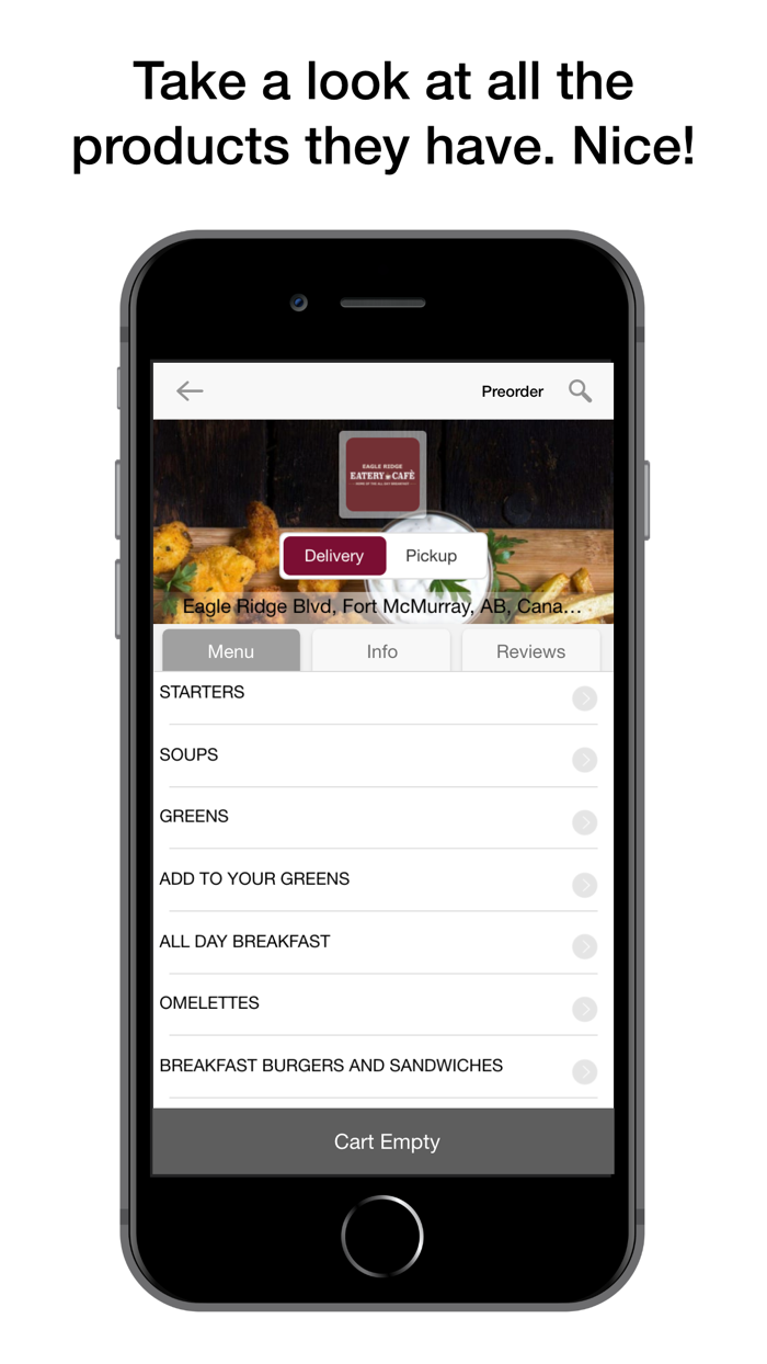 Eagle Ridge Eatery  Cafe App