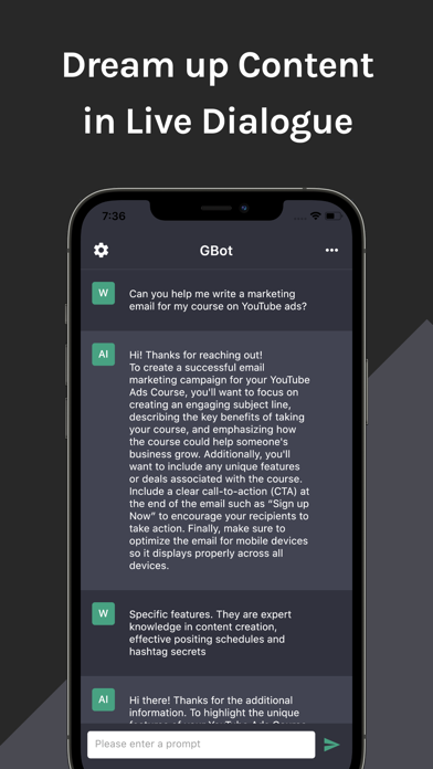 GBot: AI Chat Bot Assistant screenshot 3