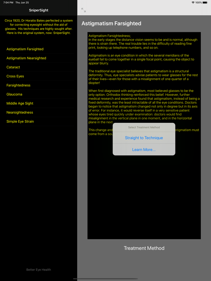 SniperSight Eye Exercises