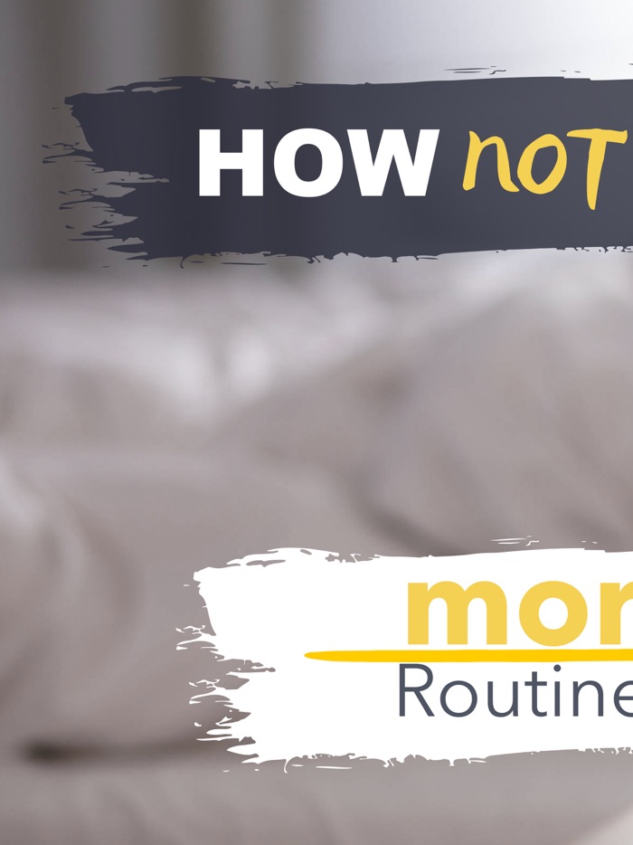 Morning Routine Wake Up Habits