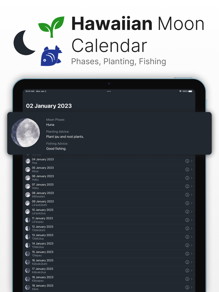 Mahina Planting  Fishing Tips