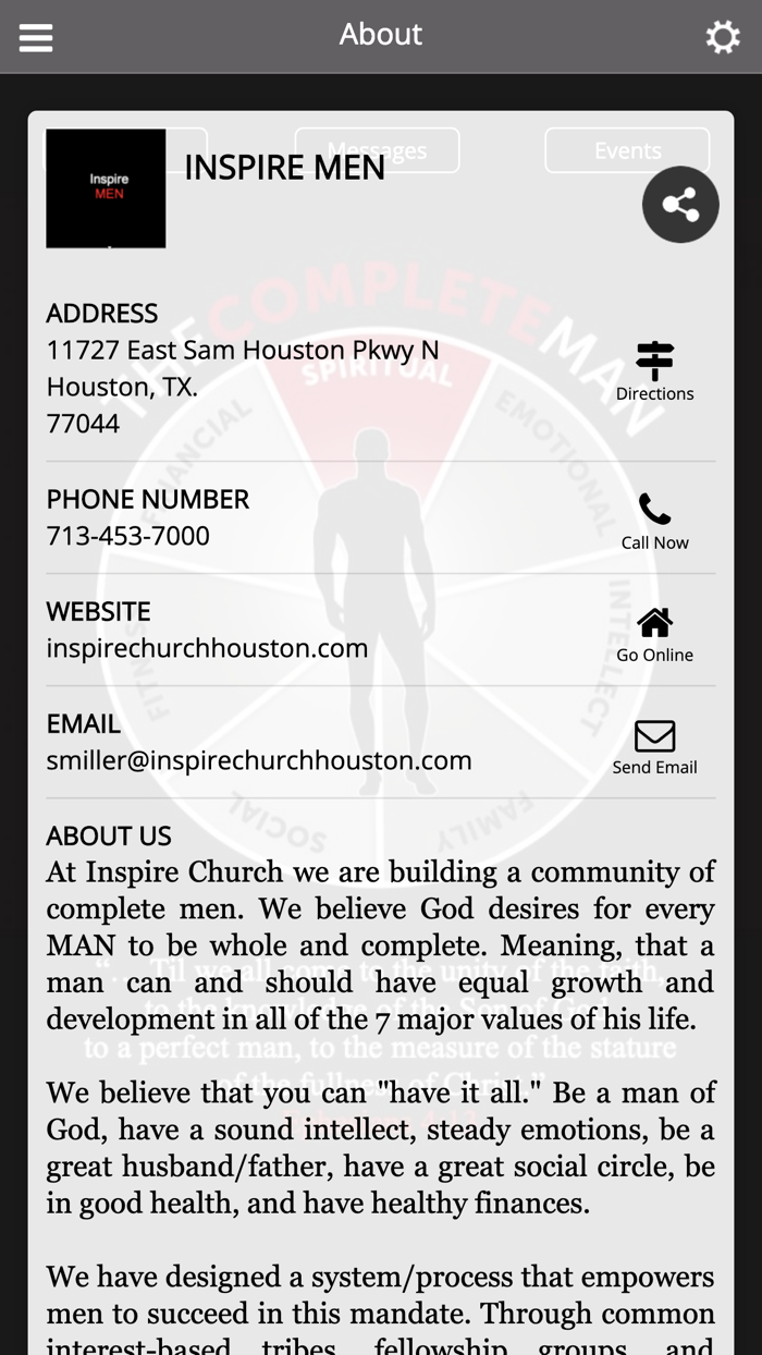 Inspire MEN App