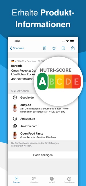 Qr Code Barcode Scanner Im App Store