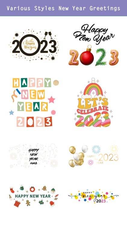 2023 - Happy New Year Stickers screenshot-3