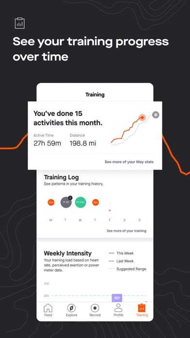 Strava: Run, Ride, Hike Screenshot on iOS