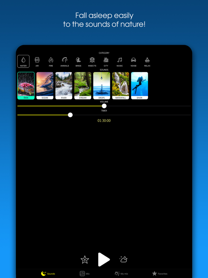 Sleep sounds and meditation