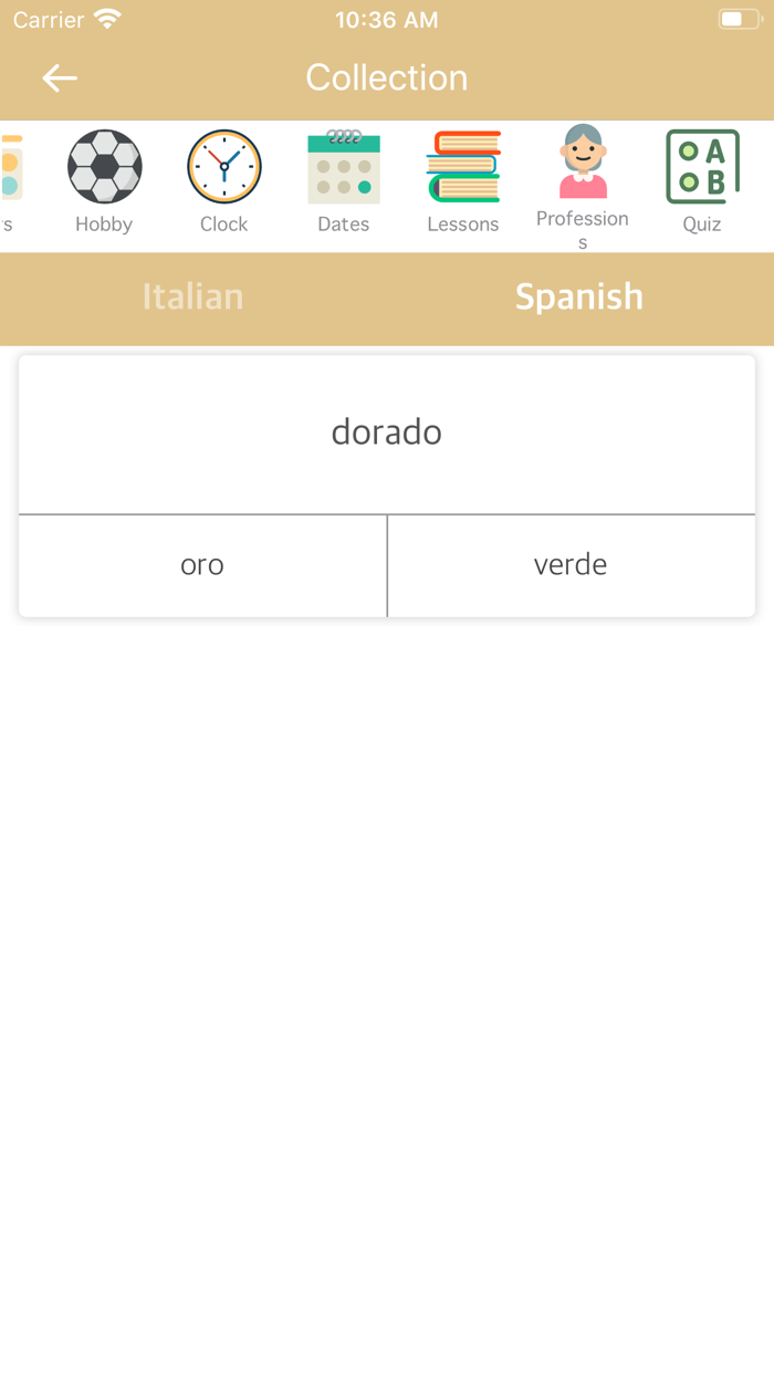 Italian Spanish Dictionary