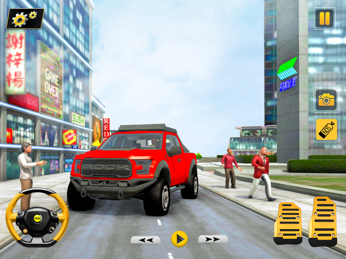 Grand City Taxi Driving Games