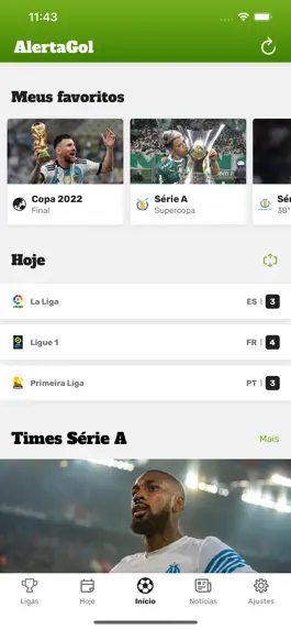 Game screenshot AlertaGol - Placar de Futebol mod apk