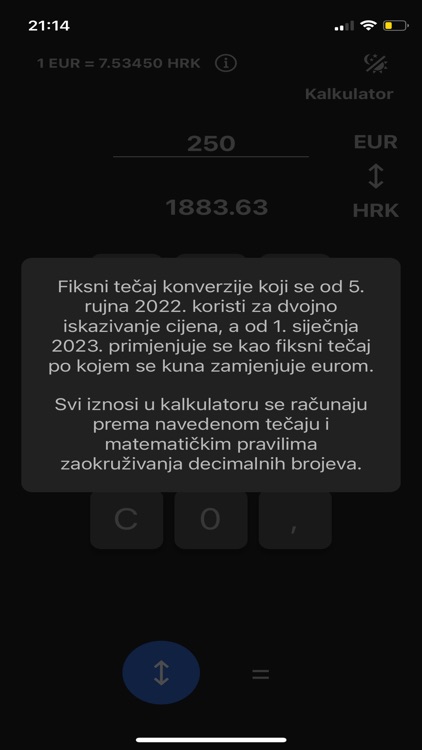 HReuro - kusur kalkulator screenshot-6