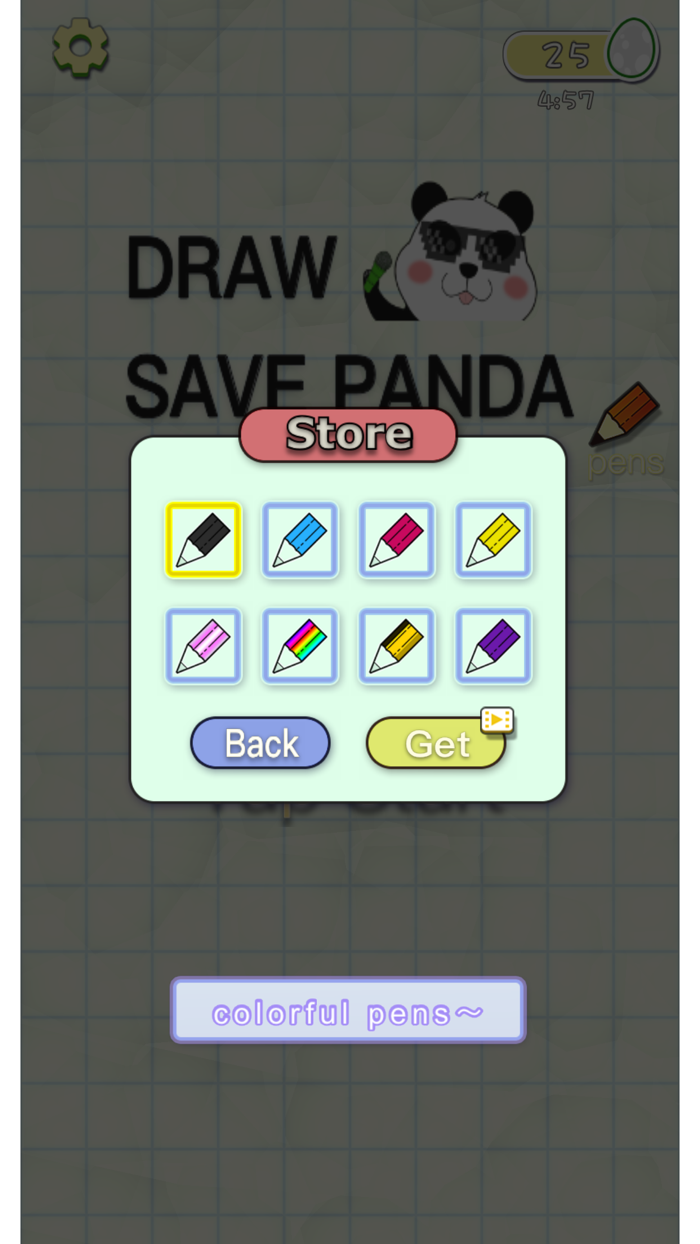 draw save panda