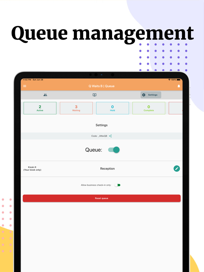 Q Waits B virtual queue mgmt
