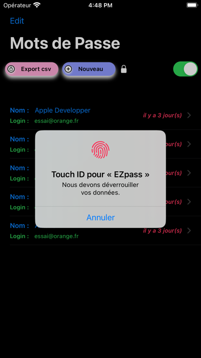 Screenshot #3 pour EZpass