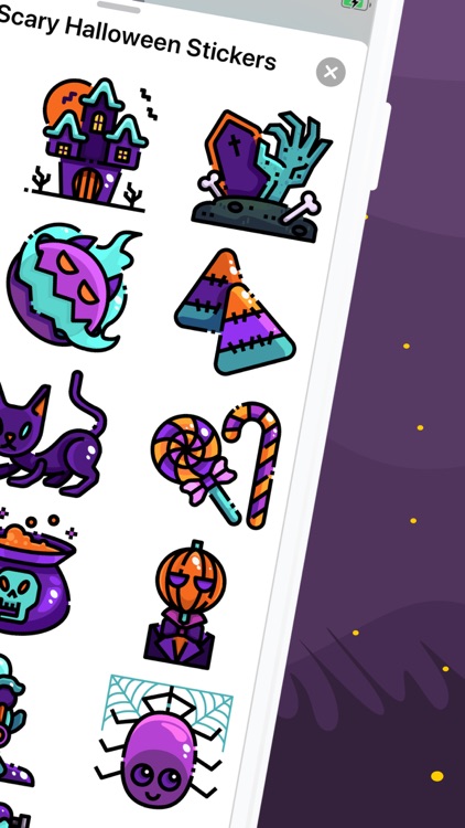 Very Scary Halloween Stickers