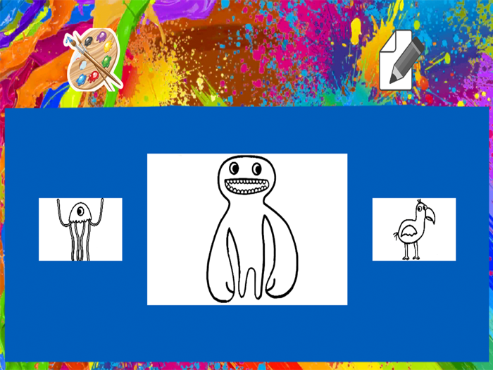 Coloring garten evil banbans