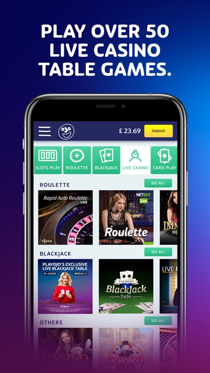 Play Casino Games at PlayOJO screenshot-3
