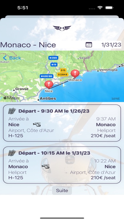 Helipass - Transfert Monaco