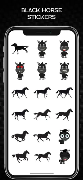 Game screenshot Black Horse Cowboy Stickers mod apk