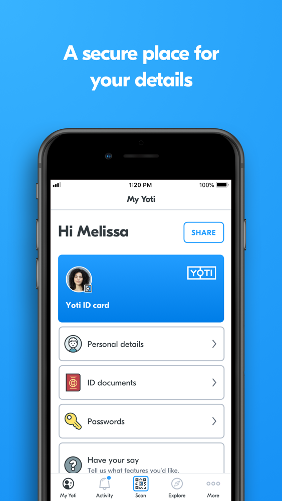 Yoti Your digital identity App for iPhone Free Download Yoti Your